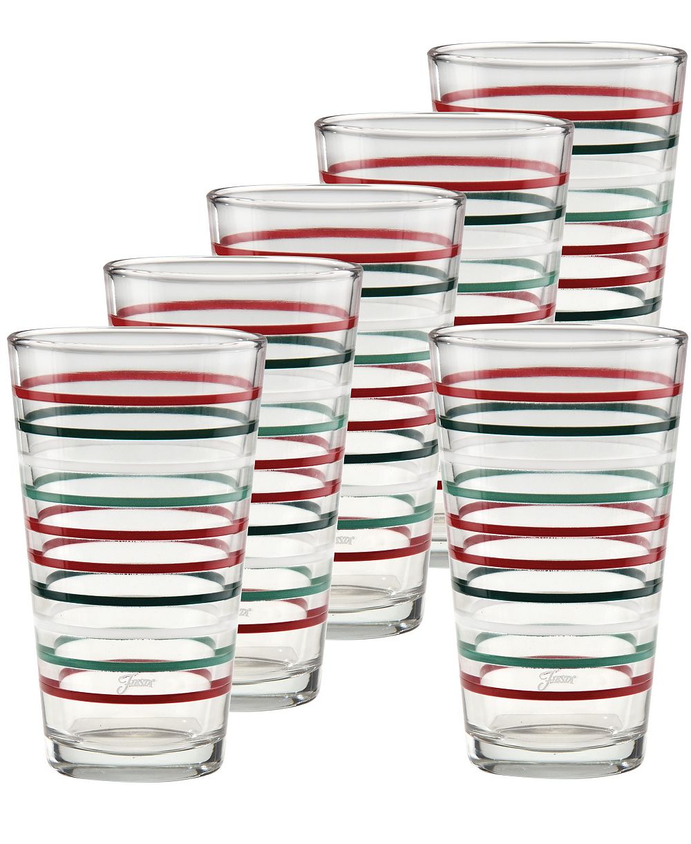 Набор рождественных стаканов Fiesta Holly Berry, 6 штук