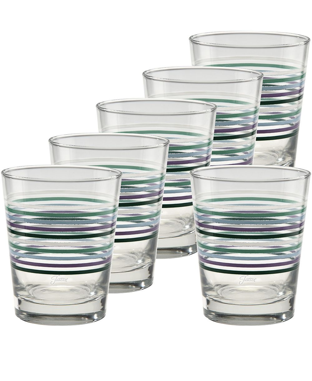 Стаканы для коктейлей Fiesta Lavender Bloom Double Old Fashioned, набор из 6 шт