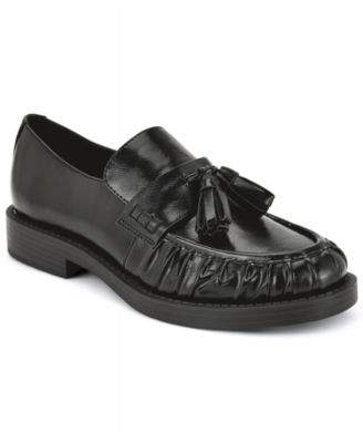 Женские лоферы Nine West Gersen с tassel и плиссировкой