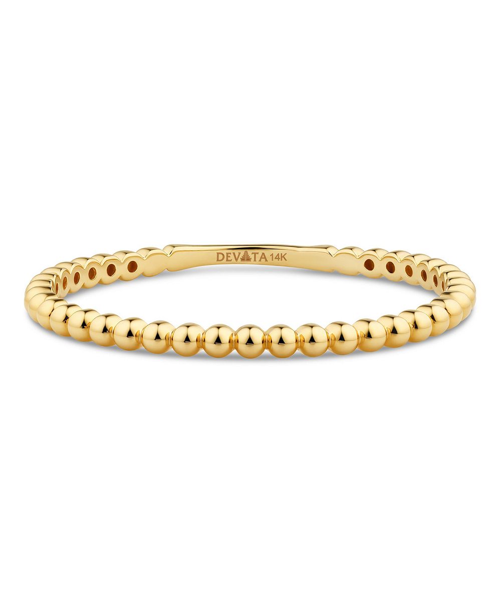 DEVATA Кольцо Ball Ring из 14K Gold