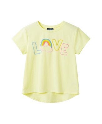 Детская футболка Andy & Evan Big Girls Love Embroidered Tee