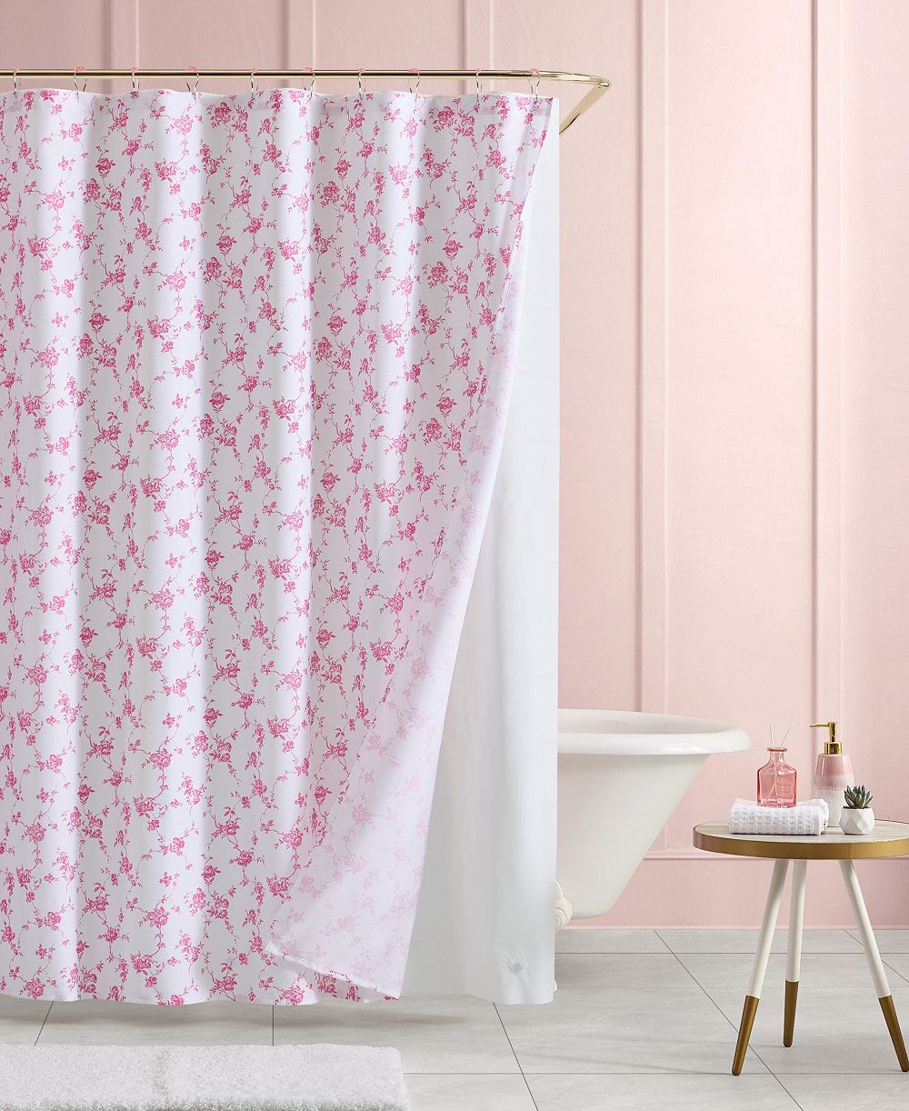 Занавеска для душа Betsey Johnson Floral Toile 72" x 72"