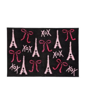 Мягкий коврик для ванной Betsey Johnson Bows In Paris, 20" x 30"