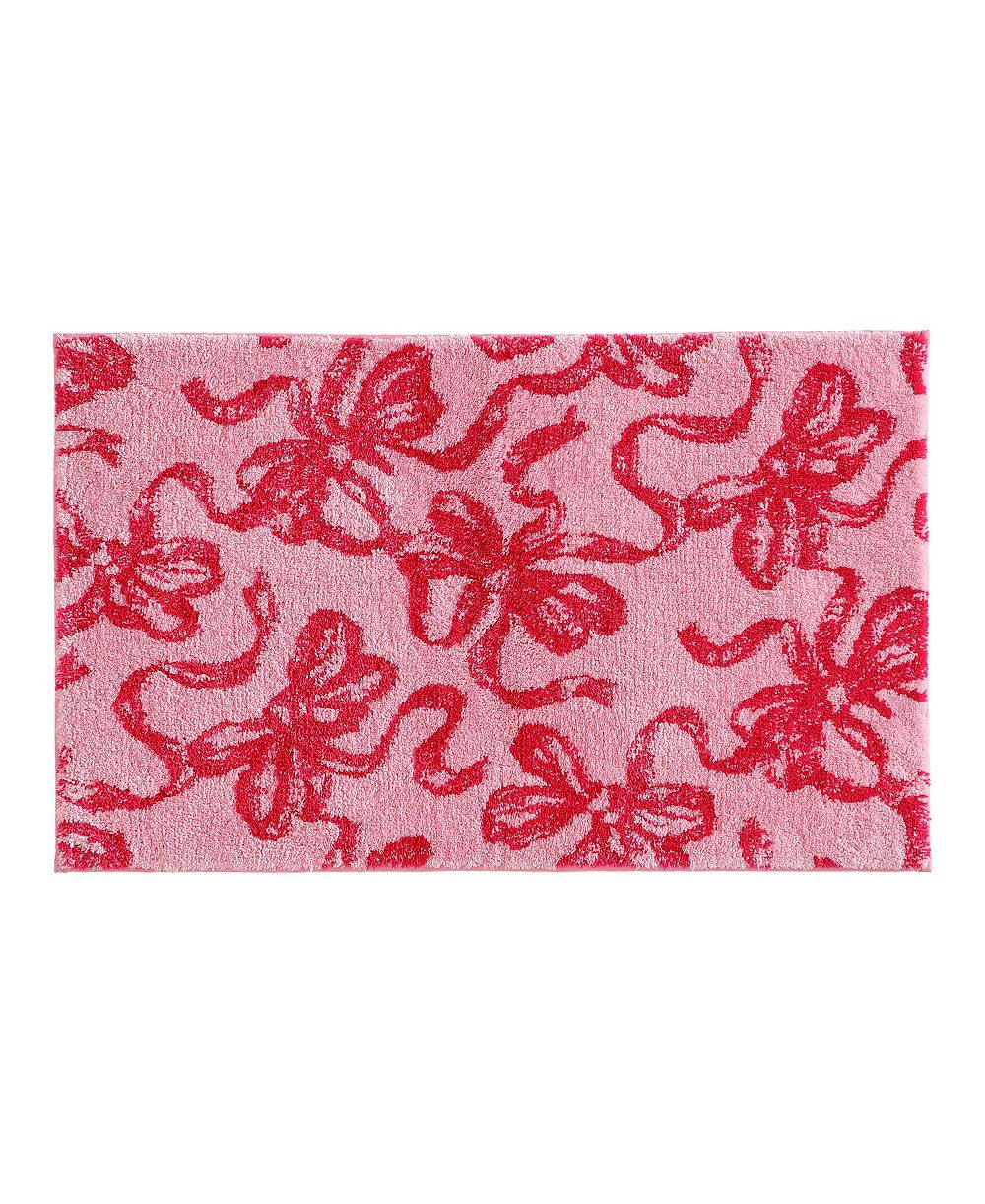 Betsey Johnson коврик для ванной Plush Ballet Bows, 20" x 30"