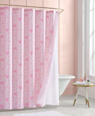 Занавеска для душа Betsey Johnson Animal Lover Printed, 72" x 72"