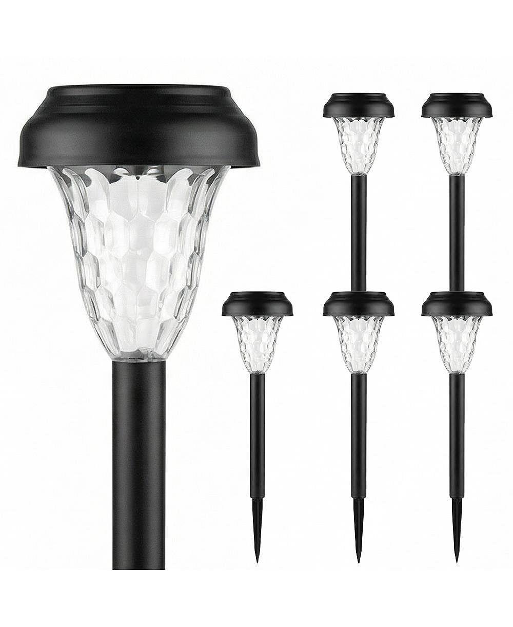 Cowin 10 Pack LED Solar Garden Lights, RGB & Warm White Outdoor Stake Lights, Waterproof LED Landscape Lighting for Yard, Lawn, Patio & Walkway