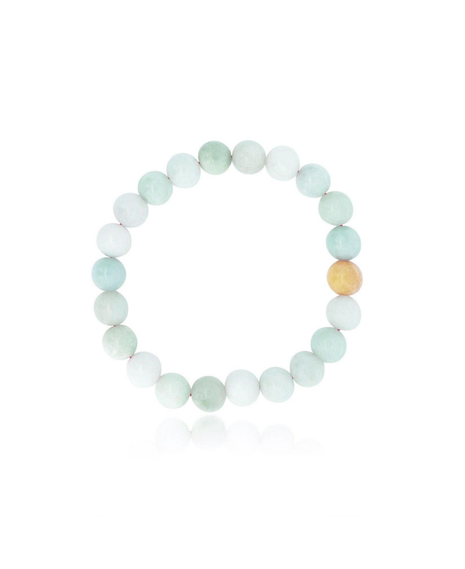 The Lovery Jade Bead Stretch Bracelet - 8 millimeters