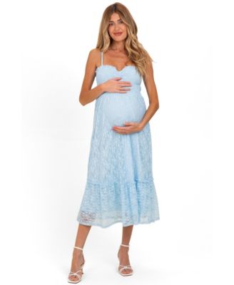 Pinkblush Women's Light Sleeveless Lace Maxi Dress
