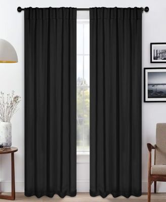 Шторы блэкаут Superior Solid Machine Washable Room Darkening с задними петлями