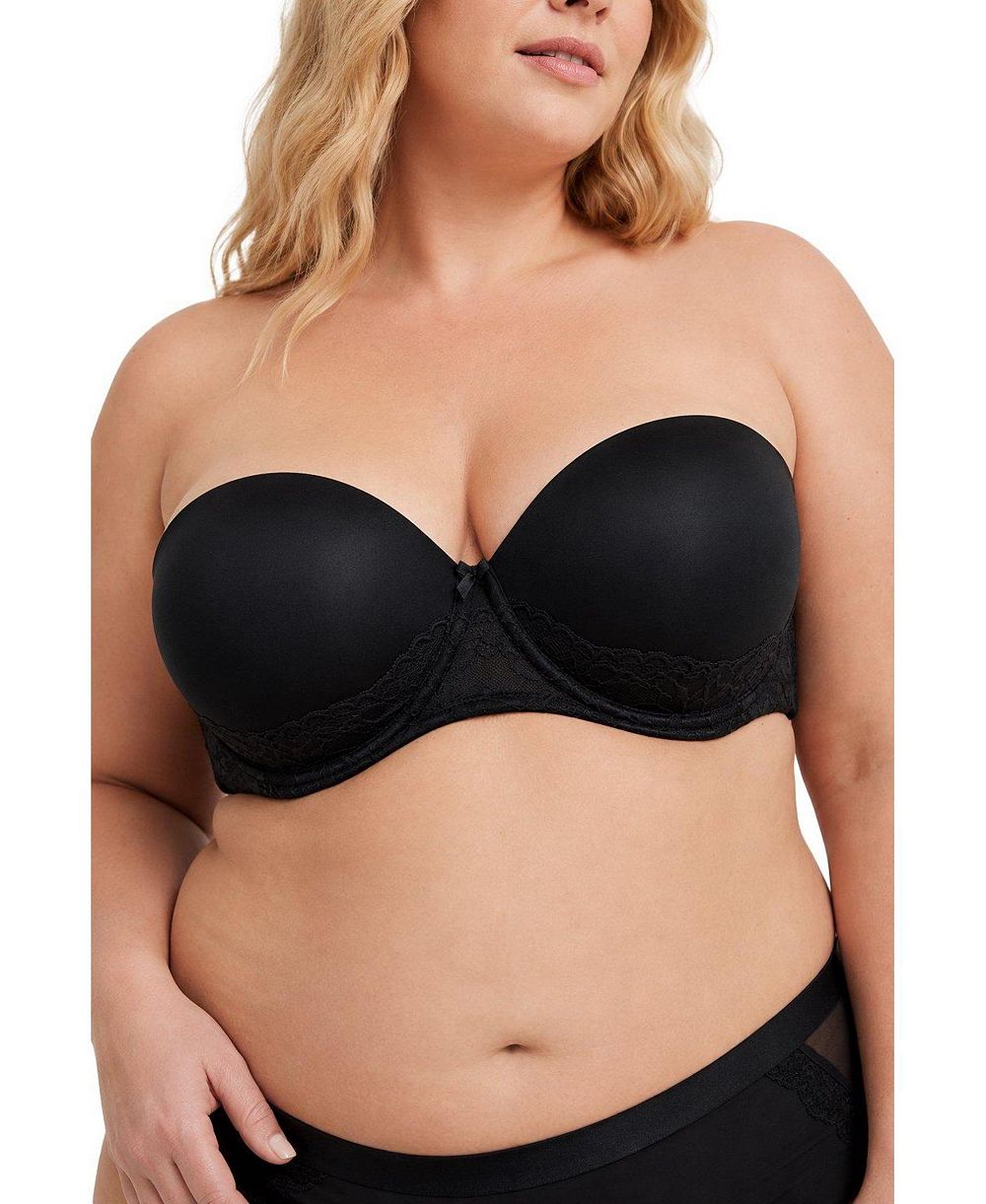 Женский кружевной бюстгальтер Torrid Plus Size Strapless Push-Up
