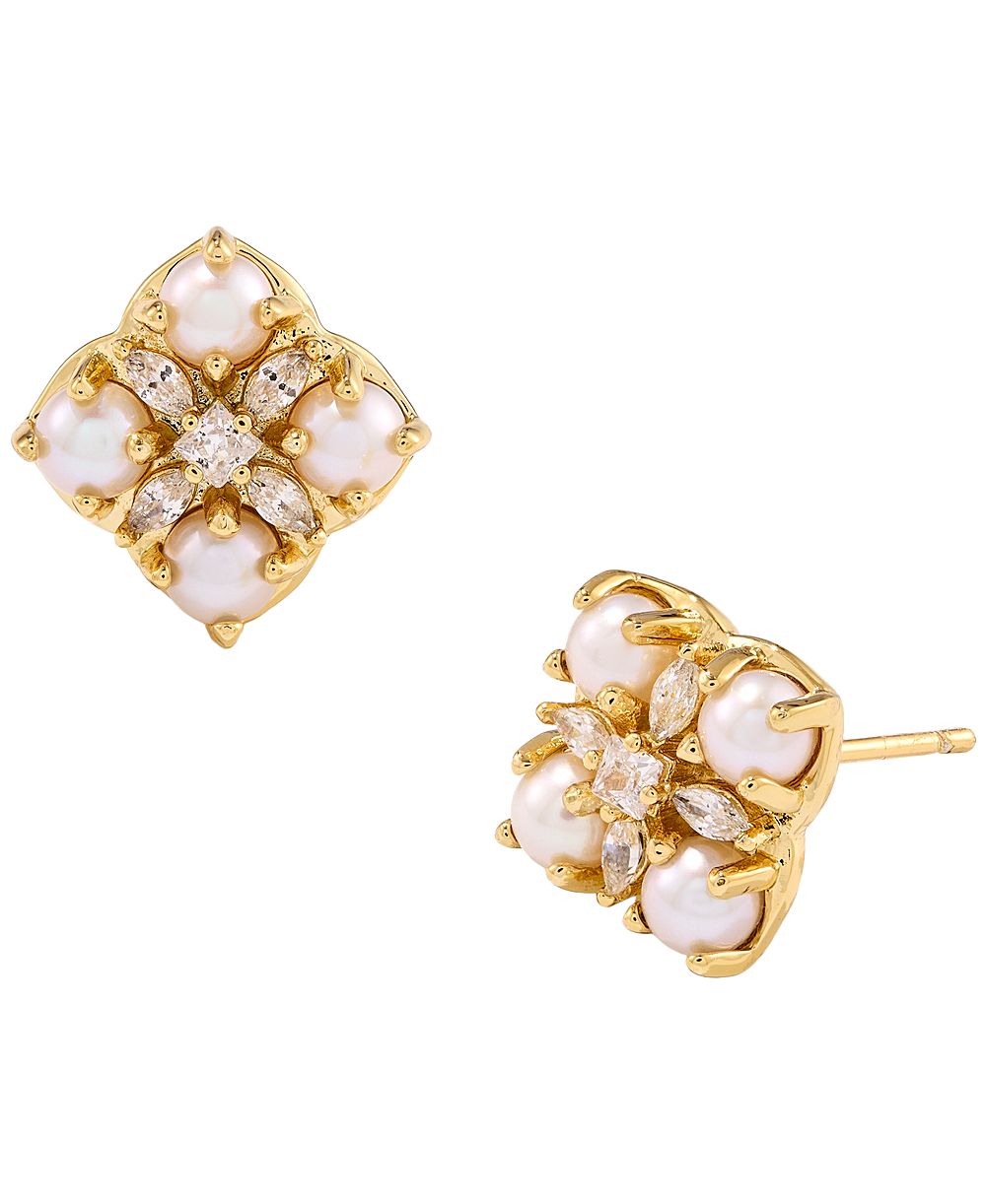 Серьги-гвоздики Kendra Scott Dira с речным жемчугом