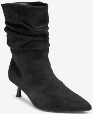 Женские сапожки SMASH Shoes Nyla с каблуком и свободным верхом – доступны расширенные размеры