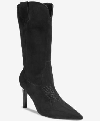 SMASH Shoes Women's Serena Western Stiletto Dress Boots - Extended Sizes Available
