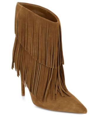 Nine West женские ботильоны Carbona с бахромой и острым носком на шпильке