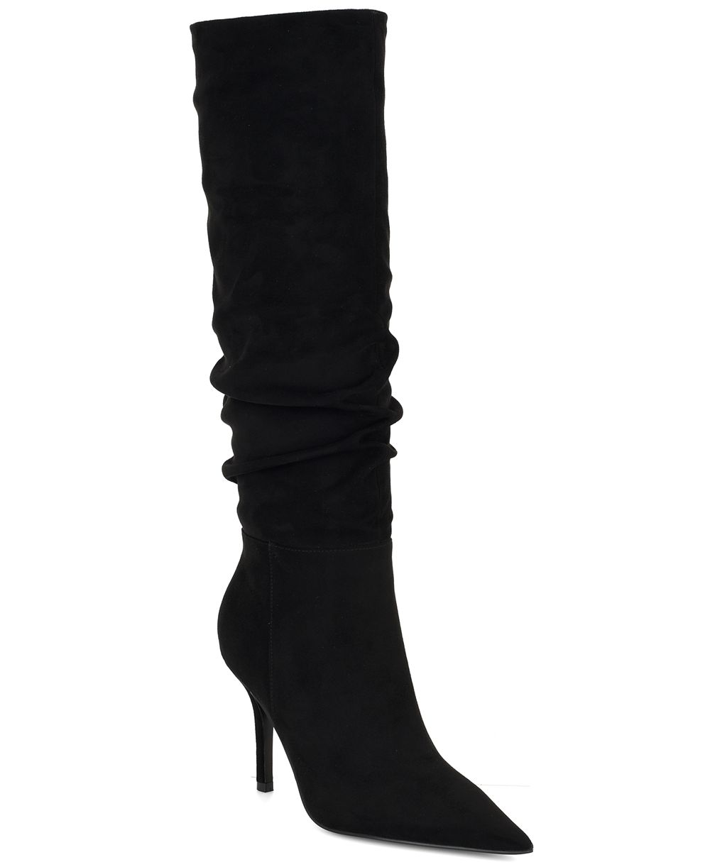 Женские высокие сапоги Nine West Giorah с тонким каблуком и свободной посадкой