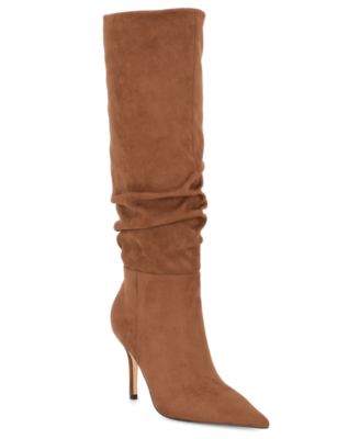 Nine West Women's Giorah Tall Slouch Stiletto Dress Boots