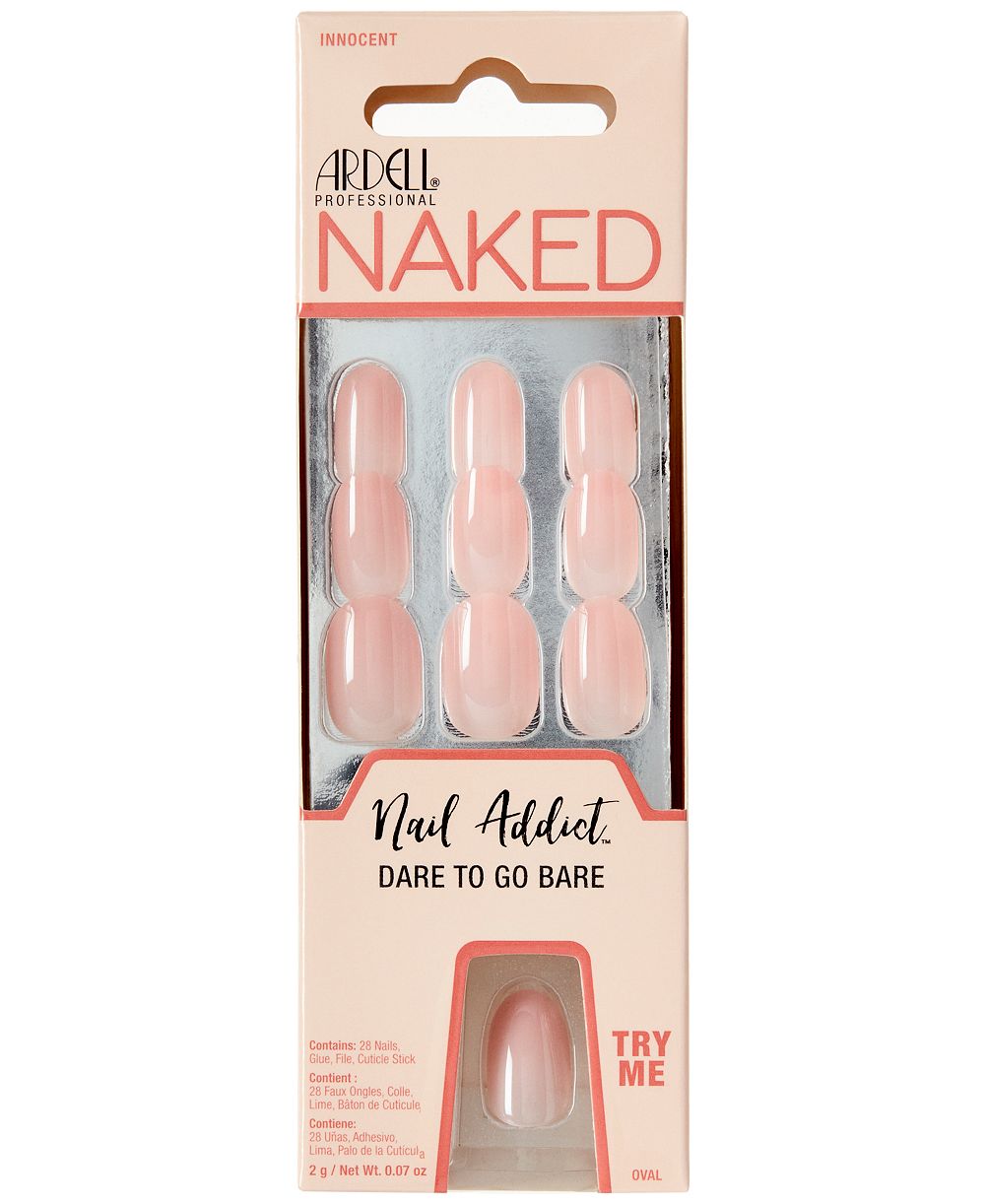 ARDELL Nails Nail Addict Naked Press-On Nails, Innocent