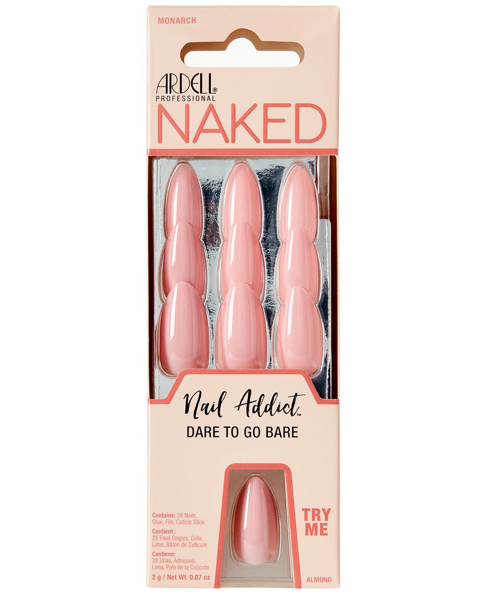 ARDELL Nails Nail Addict Naked Press-On Nails, Monarch