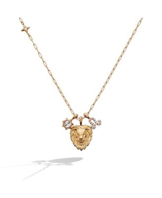 Alex and Ani Leo Zodiac Charm Cluster Necklace
