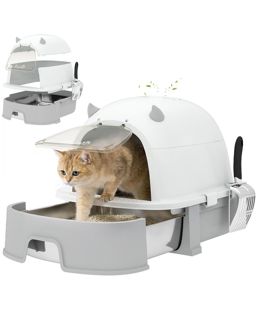 Лоток для кошек PawHut Stainless Steel