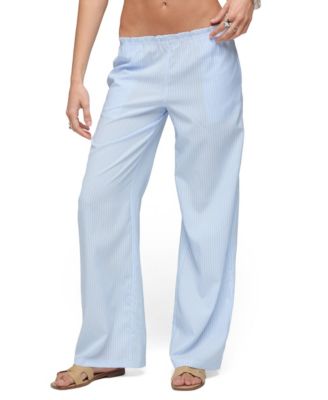 Edikted Women's Cersei Striped Low Rise Pants