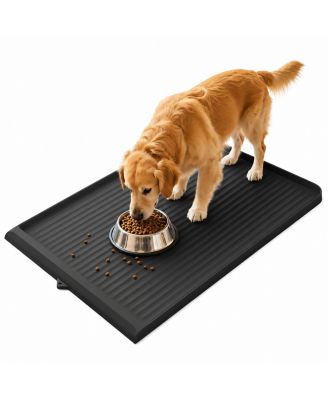 ARONKL Silicone Pet Feeding Mat Non-Slip Raised Edges Waterproof Easy Clean
