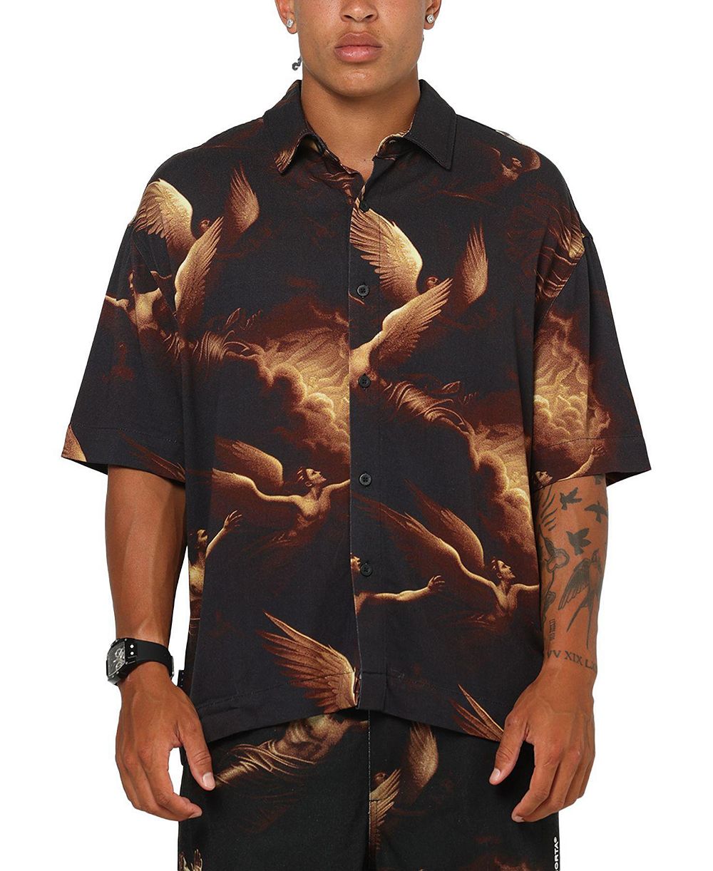 SAINT MORTA Men's Rapture Button Up Shirt