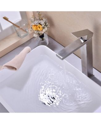 Смеситель для раковины PHYING Single Handle Brushed Nickel Vanity Bathroom Faucet