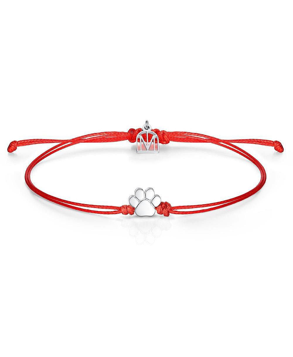 Mantra Pawprint Thread Bracelet