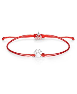 Mantra Pawprint Thread Bracelet