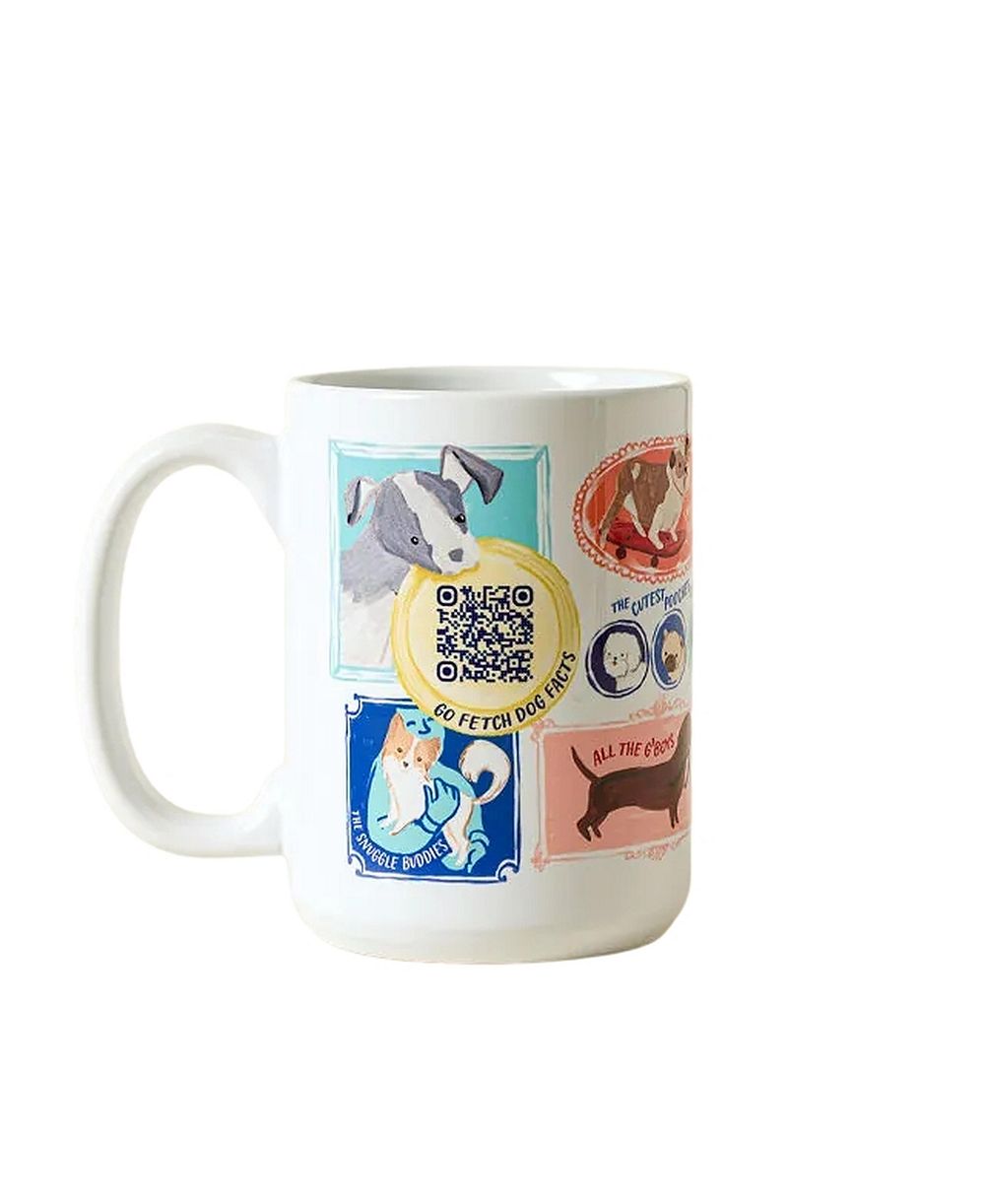 Uncommon Goods Dog Lover Interactive QR Mug