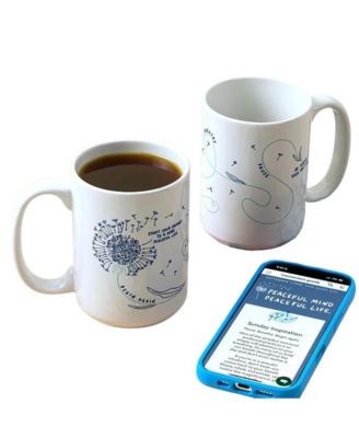 Uncommon Goods Daily Mindfulness Interactive QR Mug