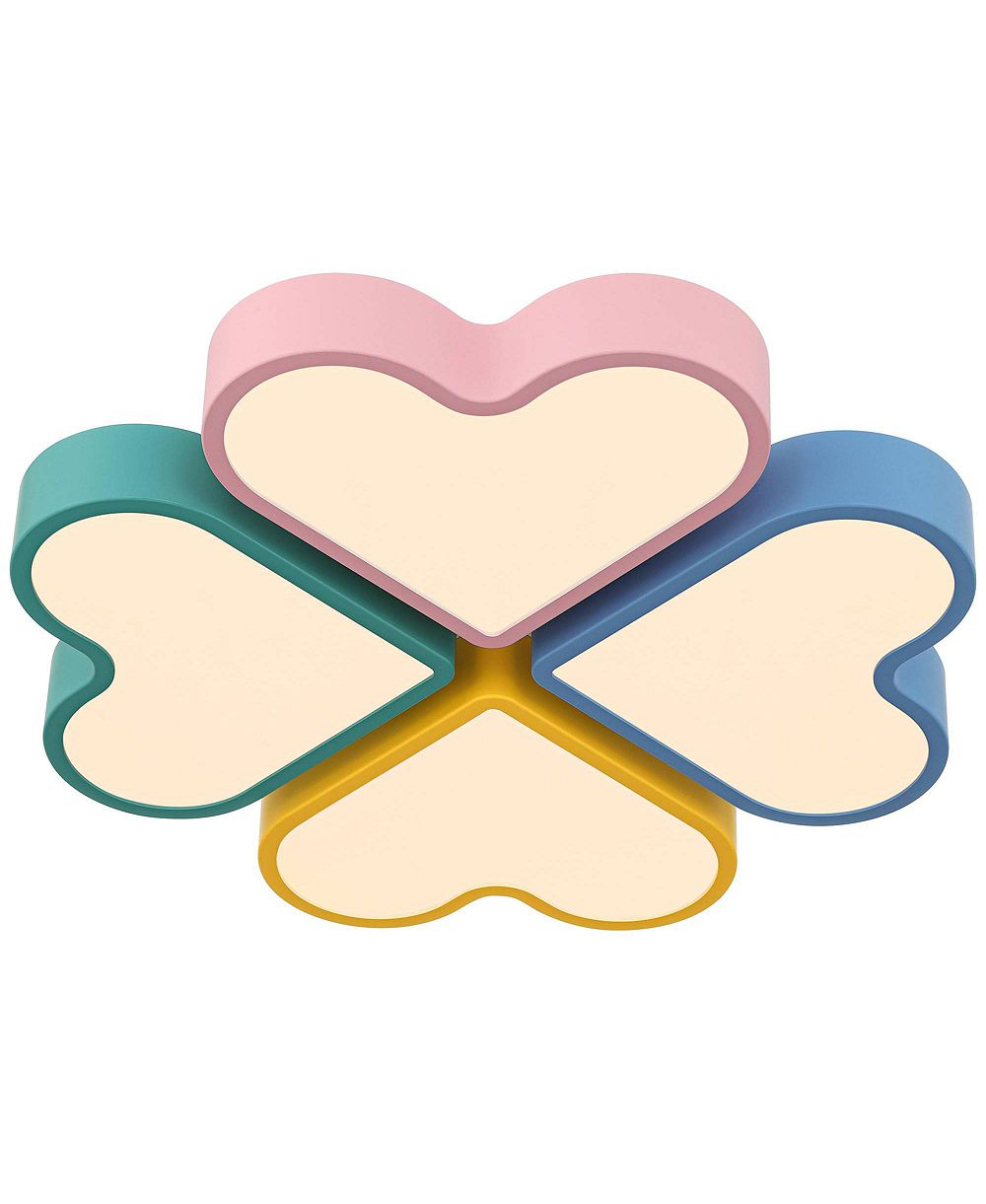 360 Lighting Macaron Heart Wide Pastel Colors LED Ceiling Light