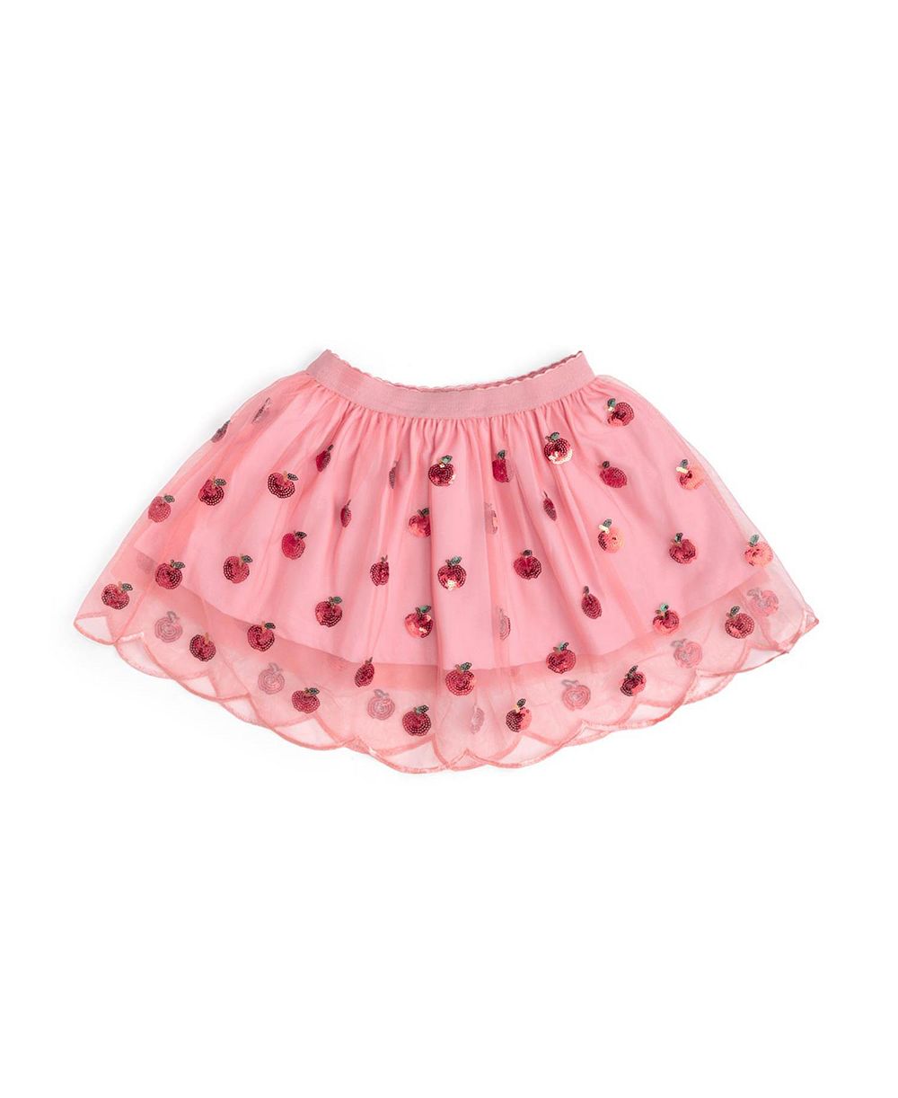 Юбка Sweet Wink Little Girls Apple Sequin Scalloped Tutu Skirt