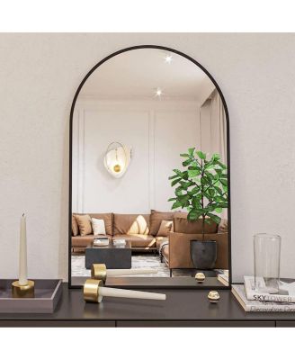 Настенное зеркало LAOTIES 20" x 30" Arched для прихожей, спальни и гостиной