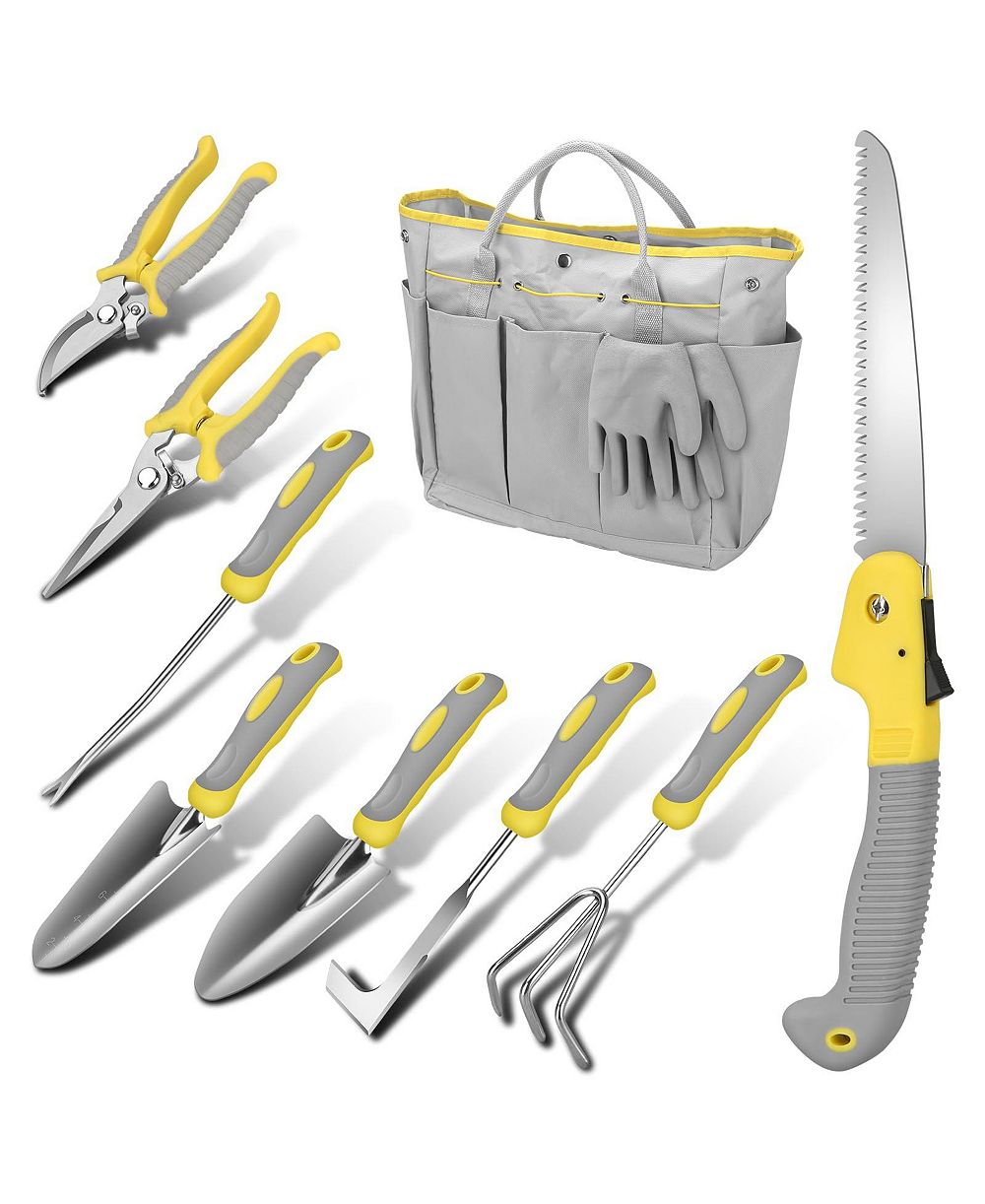 XDOVET Garden Tool Set Heavy Duty Stainless Steel Hand Tools With Bag Kit Gifts