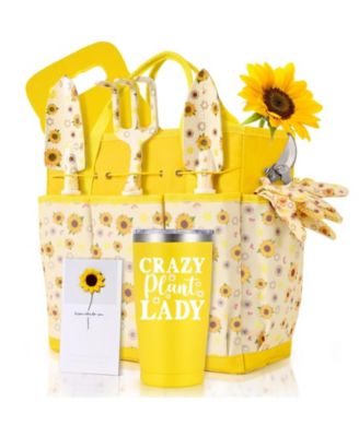 XDOVET Sunflower Patterned Gardening Tool Set