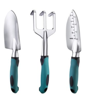 XDOVET Garden Tools Set Aluminum Rubberized Handle Durable