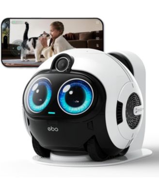 Умный домашний робот Enabot EBO Max FamilyBot с камерой 4K, навигацией V-SLAM, двусторонним видео и ИИ-патрулированием