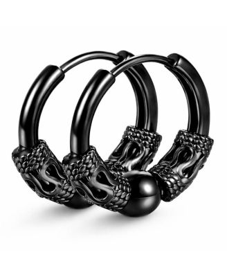 Серьги-кольца Rebl Jewelry Women's Wrapped Huggie Hoop