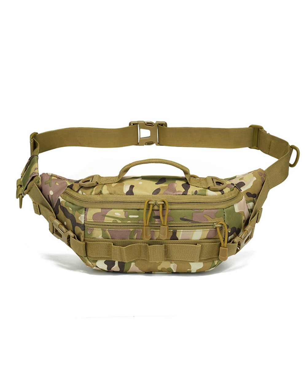 Seamless Outdoors	Military Tactical Fanny Pack  - Camouflage Waist Bag for Hiking, Hunting and Outdoor Sports