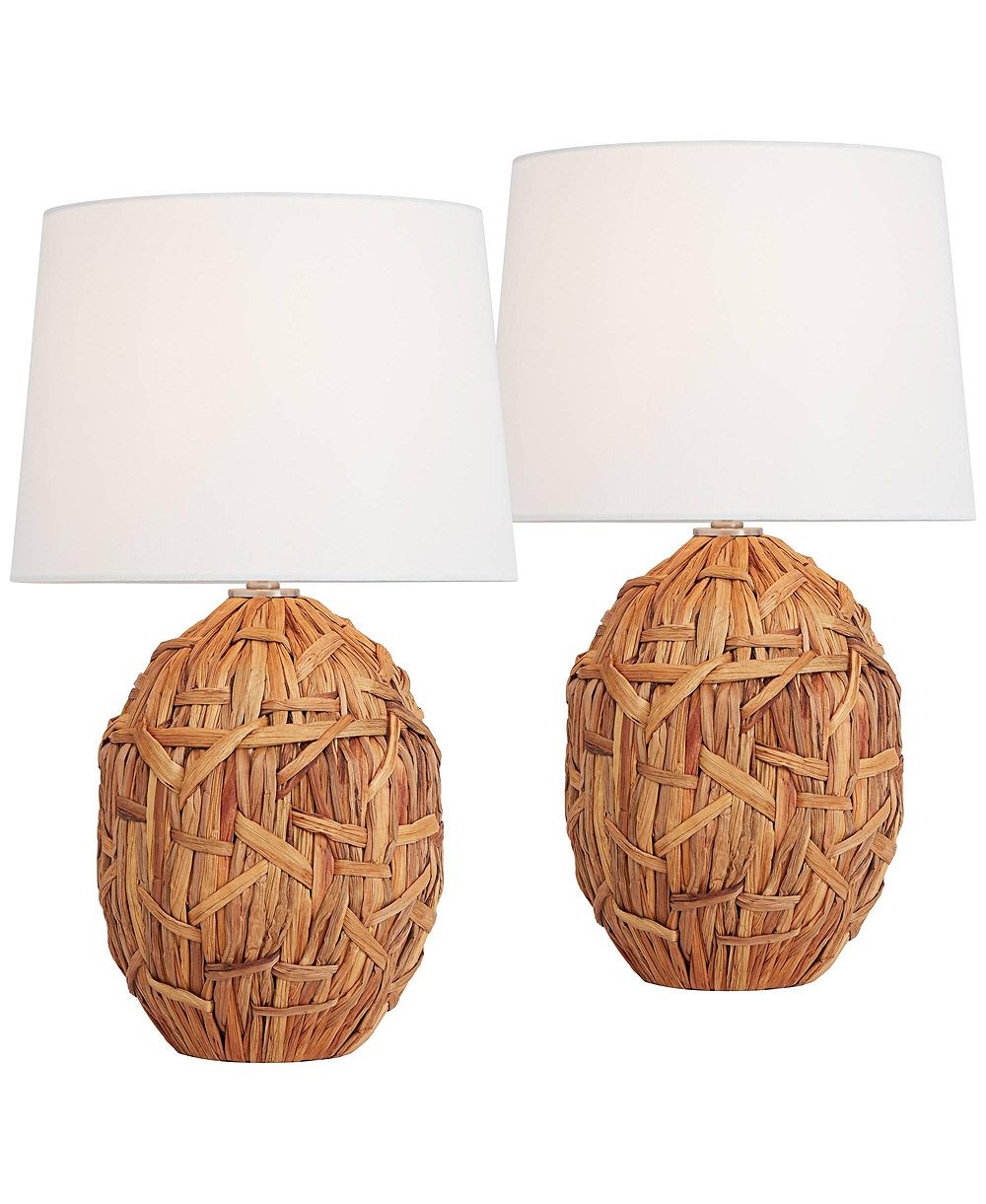 360 Lighting Nantucket 26" High Coastal Modern Table Lamps Set of 2