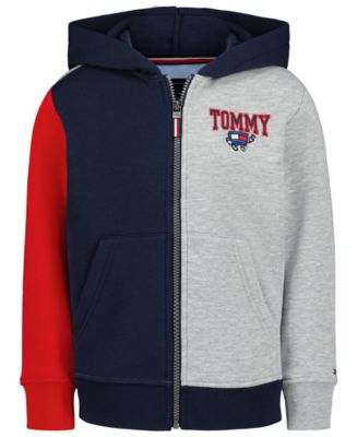 Мужская толстовка на молнии с карманом-кенгуру и принтом с маскотами Tommy Hilfiger, размеры 4-20