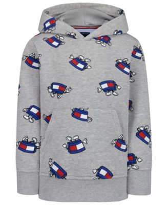Детский худи с капюшоном и карманом-кенгуру с принтом Mascot от Tommy Hilfiger, размеры 2T-7