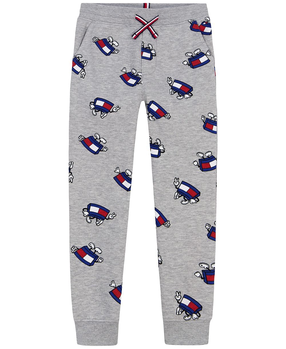 Tommy Hilfiger Boys' 2T-7 Mascot Drawstring Pull-On Allover-Print Joggers, Created for Macy's
