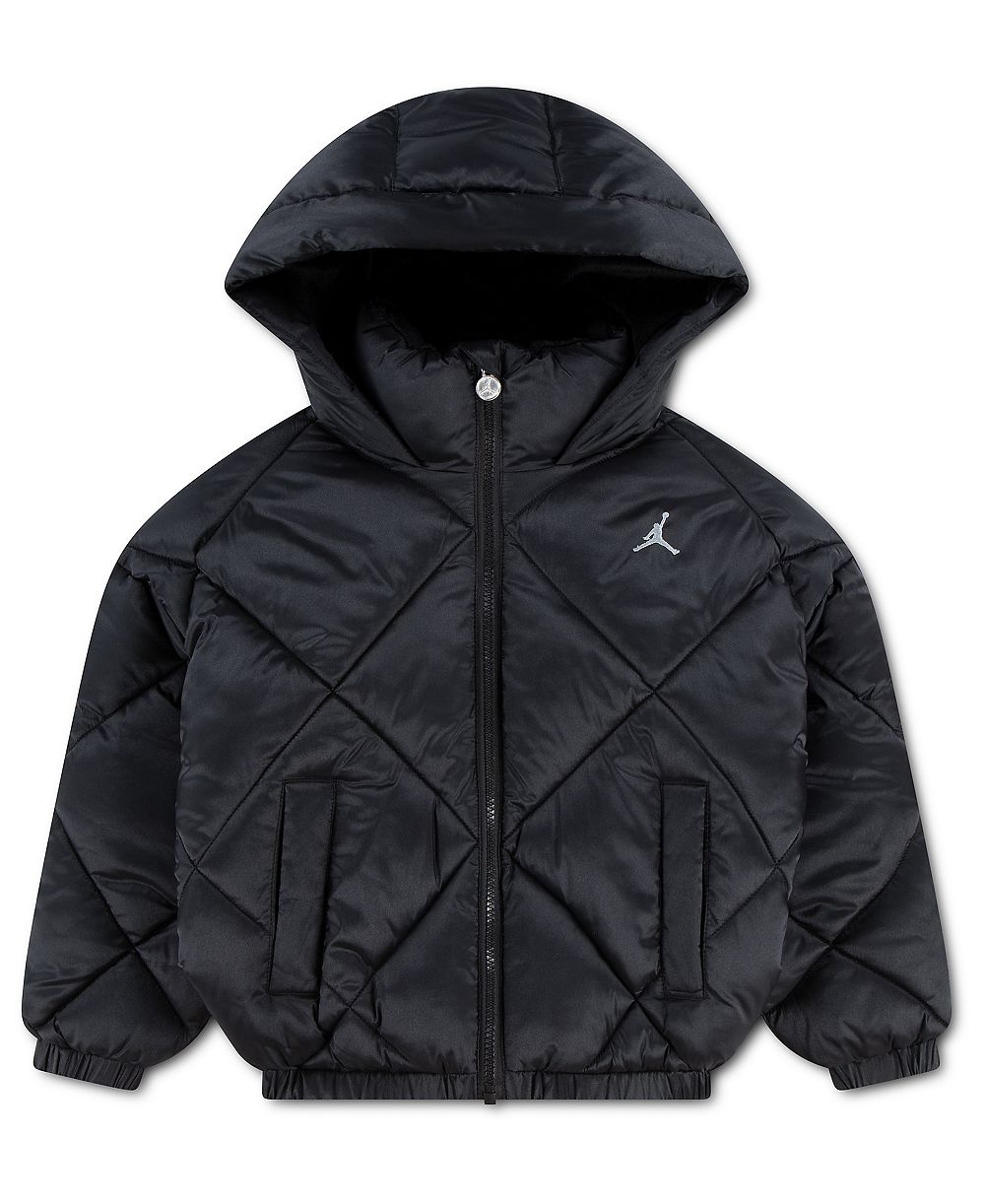 Jordan Girls' 7-16 Diamond Quilted Midweight Puffer Jacket