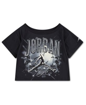 Jordan Girls' 7-16 Graphic Short-Sleeve T-Shirt