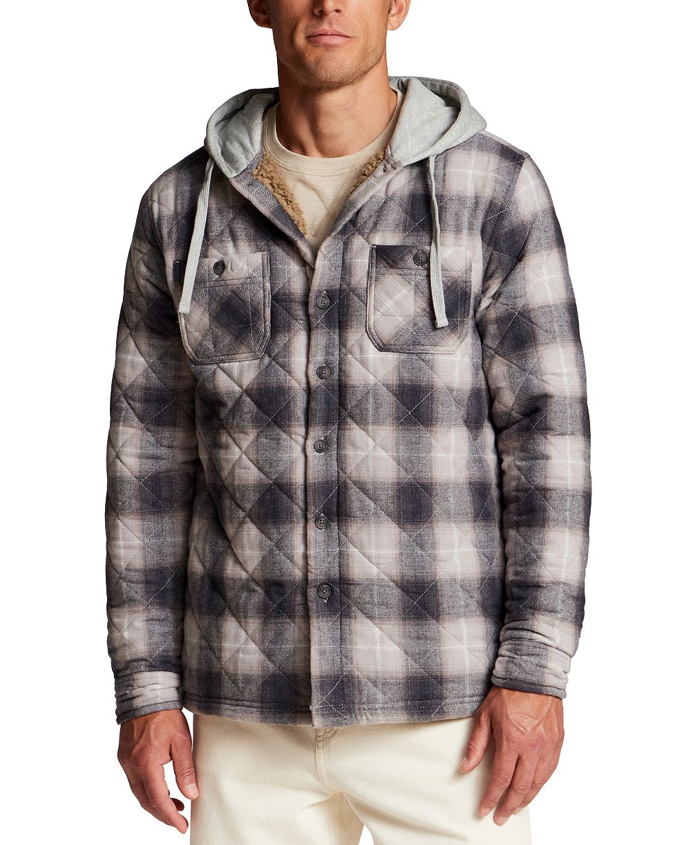 Мужская куртка-рубашка Weatherproof Vintage из стеганого шерпы, защищающая от непогоды