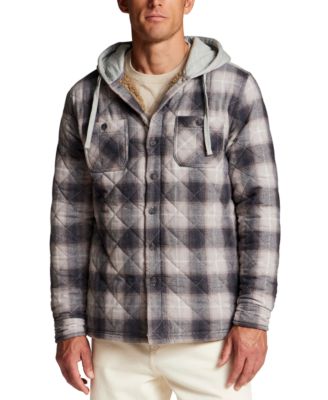 Мужская куртка-рубашка Weatherproof Vintage из стеганого шерпы, защищающая от непогоды