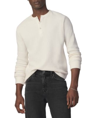 Joe's Jeans мужская хлопковая футболка с длинным рукавом и воротником хенли